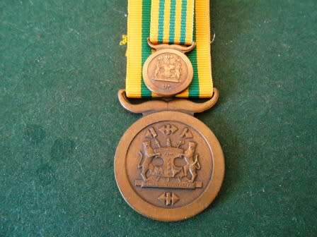 Bopputhatswana Defence Force Medal Set for Long Service and Good Conduct