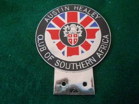 Austin Healey Car Club Badge