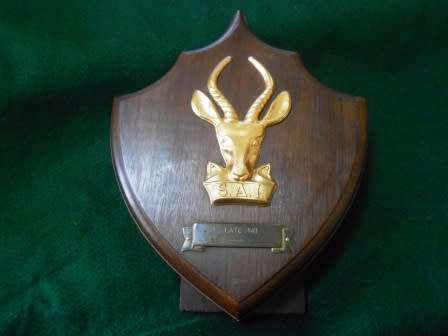 SADF 1962 SAI Plaque