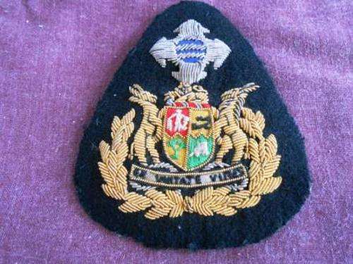 Very Rare "Sergeant Major" of the general quartermaster bullion wire badge