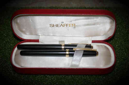 Sheaffer Ballpoint and Fountain pen set in Box-Fountain pen use cartriges