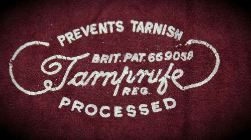 12 Vintage Arthur Price County Plate tea spoons 138mm in Tarnish preventing cloth-England