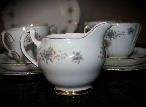 21pc Colclough Bone China made in England 6 trio's and more Product of Ridgway Potteries LTD