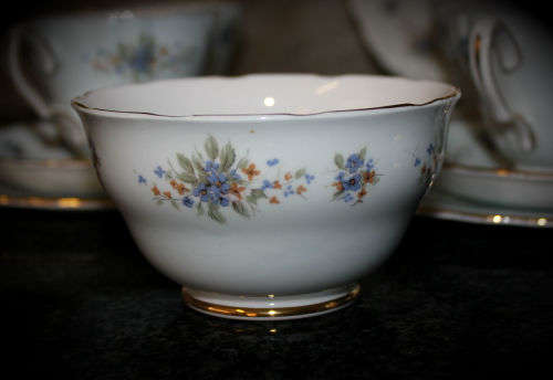 21pc Colclough Bone China made in England 6 trio's and more Product of Ridgway Potteries LTD