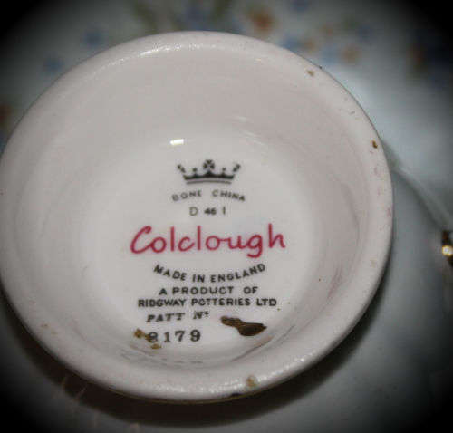 21pc Colclough Bone China made in England 6 trio's and more Product of Ridgway Potteries LTD