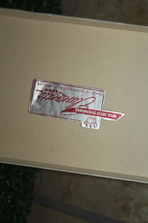 3 piece elwezetta boxed set made in Holland Royal Dutch Silverworks