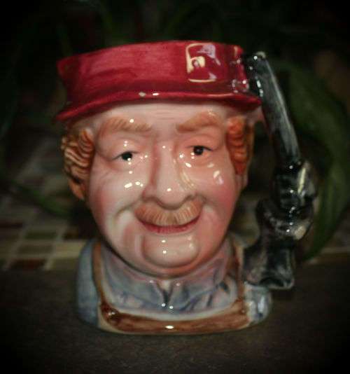 Collectable Ceramic Character Jug 135mmx130mm -Tiny chip