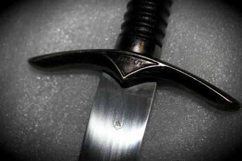 Hand Grafted Dagger with Sheath Stainless steel  395x95mm - blade 247mm Made in China