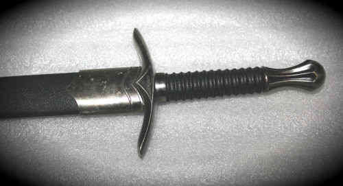 Hand Grafted Dagger with Sheath Stainless steel  395x95mm - blade 247mm Made in China