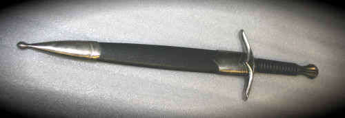 Hand Grafted Dagger with Sheath Stainless steel  395x95mm - blade 247mm Made in China