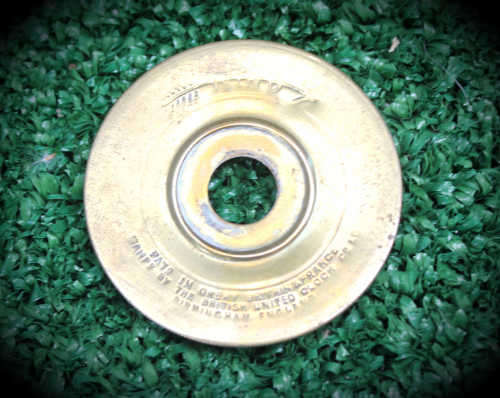 Antique Solid Brass Clock (not working) United Clock Company Great Britain.need repairs