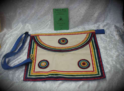 Masonic Royal Ark Mariner Apron 388x338mm and Ritual No 1 book