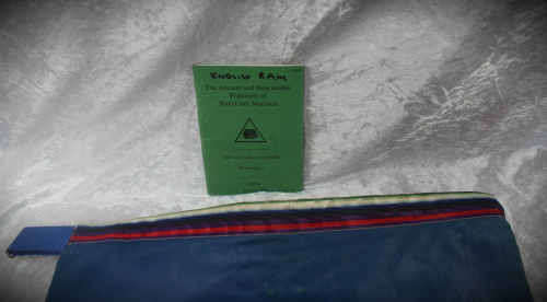 Masonic Royal Ark Mariner Apron 388x338mm and Ritual No 1 book