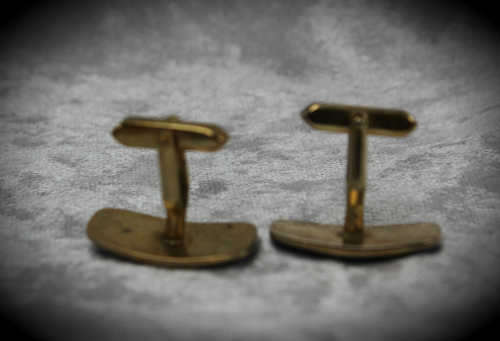 Pair of Vintage  Cufflinks - Racing Horses ?