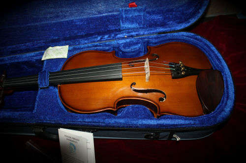 Stentor Student 1 Violin 4/4 (unused) with origanal case bow strap and Rosin