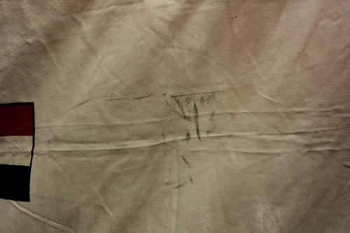 Old Collectable South African Flag 110cm x 162cm - few holes in the material see photos