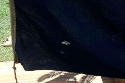 Old Collectable South African Flag 110cm x 162cm - few holes in the material see photos