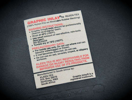 Masonic carpet, with black and white squares.100% nylon pile on rubber backing 1485x2350mm