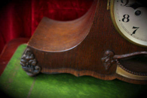 Fischers P.E Mantel Clock Van die Gereformeerde Kerk PHILIPPOLIS need parts and repairs-289x454x135m