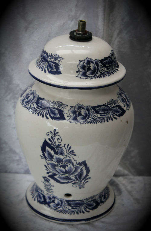 1838 De Kruik Delftware Holland Lamp stand -240x160mm