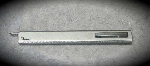 Vintage Satolex Pearl Silver Pocket Man Pen/Calculator in box calculator not working