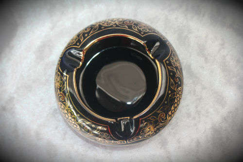 Hand made In Greece in 24K Gold Ashtray 50x120mm