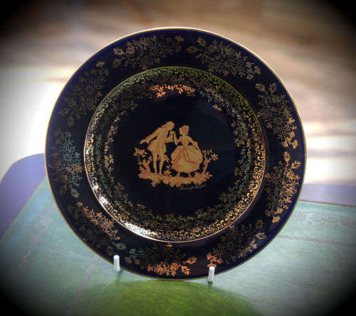 Vintage Porcelaine LIMOGES CASTEL France Plate 162mm