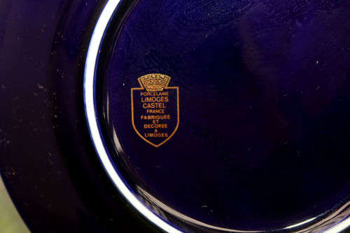 Vintage Porcelaine LIMOGES CASTEL France Plate 162mm