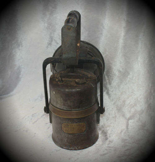 Antique -SOUTH AFRICAN RAILWAYS-SAR-FORmERI- Sodium Carbide Lamp