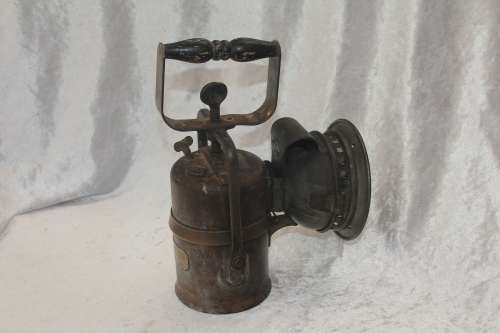 Antique -SOUTH AFRICAN RAILWAYS-SAR-FORmERI- Sodium Carbide Lamp