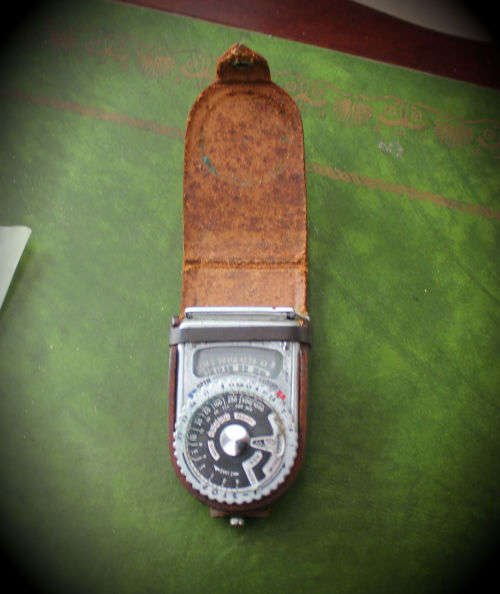 Vintage 1955 Sekonic  L-6 light Meter in Leather Case