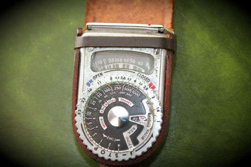 Vintage 1955 Sekonic  L-6 light Meter in Leather Case