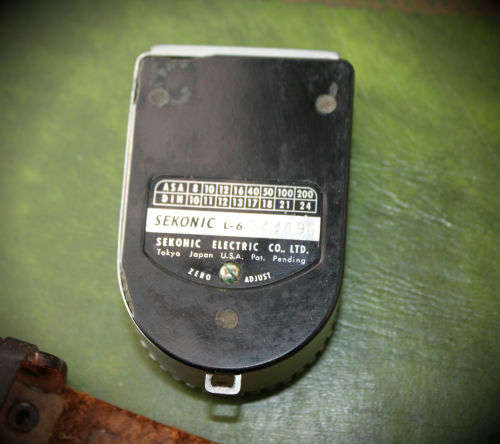 Vintage 1955 Sekonic  L-6 light Meter in Leather Case