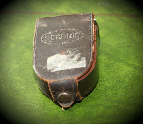 Vintage 1955 Sekonic  L-6 light Meter in Leather Case
