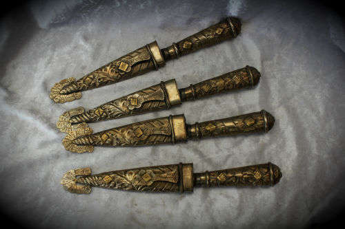 4 Vintage Tandil El Chaja Gaucho boot Daggers Made in Argentina