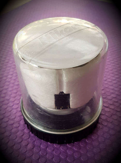 Vintage Nikon Nikkor-H Auto 1:3.5 f=28mm- 724953 Lens in Holder with caps