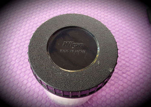 Vintage Nikon Nikkor-H Auto 1:3.5 f=28mm- 724953 Lens in Holder with caps