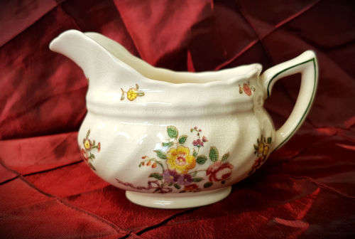 Antique 1912-1956 Royal Doulton OLD-LEEDS-SPRAYS Creamer D-6203