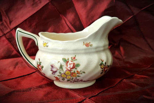 Antique 1912-1956 Royal Doulton OLD-LEEDS-SPRAYS Creamer D-6203