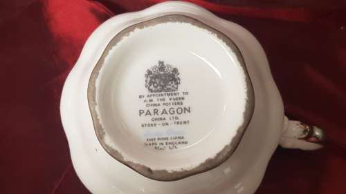 Vintage Paragon TRIO BRIDES CHOICE Stoke-on-trent By appointment to the Queen-4 available