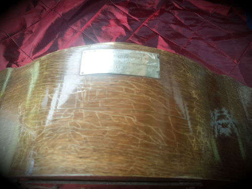 Original-Mauthe-Mantel-Clock Made in Germany reward for 20 years service in 1958 by copper mines