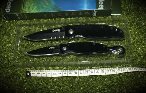 Jeep Folding Knife set by Master Cutlery INC. 440 Stainless steel- as new