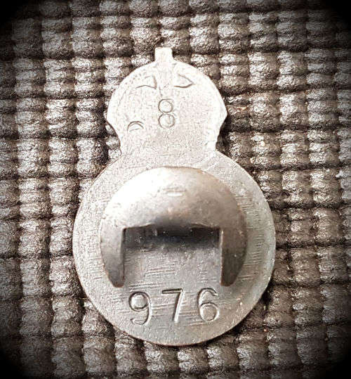 British South African CPS Civil Protection Services Badge from WW2. Bronze