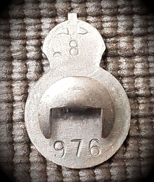 British South African CPS Civil Protection Services Badge from WW2. Bronze