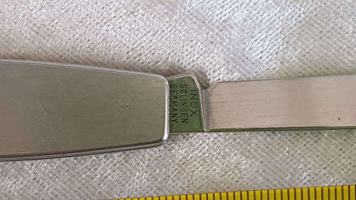 Inox Solingin Friedr.Herder ABR.Sohn Folding Knife Made in Germany as in photos