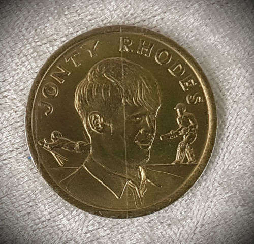 1992 Jonty Rhodes official Checkers Cricket Collection Medal