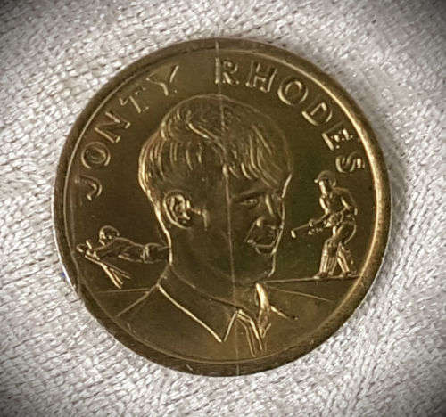 1992 Jonty Rhodes official Checkers Cricket Collection Medal