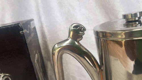 Unused Original Carol Boyes Hot Pot - Man- 224mm- double walled stainless steel still in box