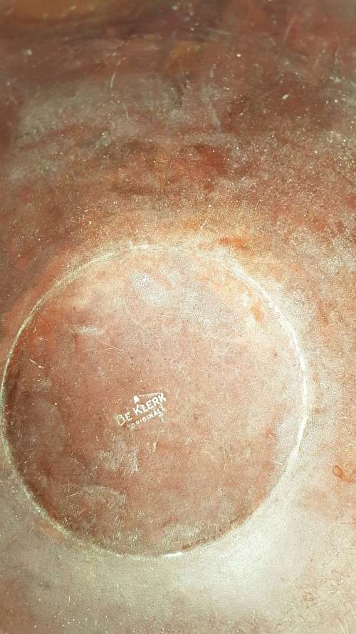 Vintage Origanal De Klerk Copper Bowl 100x250x190mm