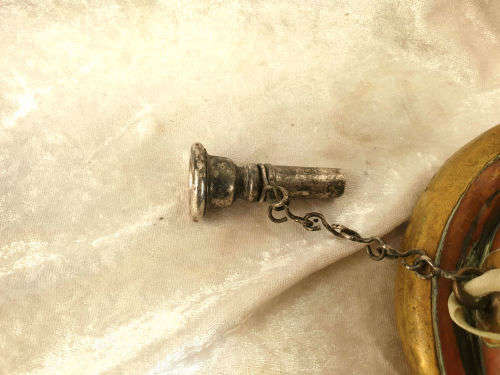 Antique/Vintage Brass and Copper Bugle Mayers & Harrison England with mouthpiece